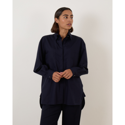 Max Mara Main Mozart Blouse Navy