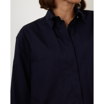 Max Mara Main Mozart Blouse Navy