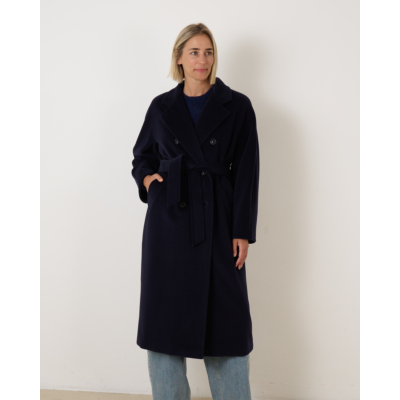 Max Mara Main Madame Mantel Ultramarine