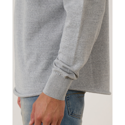 Rijp James Oversized Knit Pullover Grey