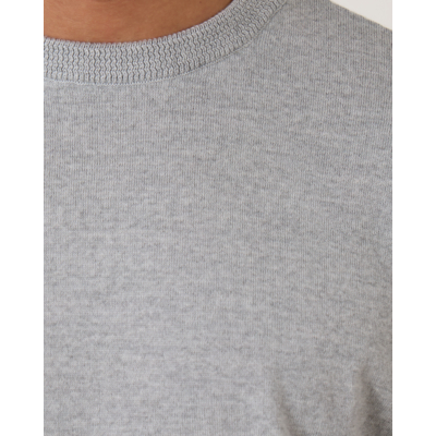 Rijp James Oversized Knit Pullover Grey