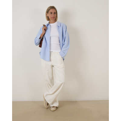 Denimist Teri Wideleg Carpent pant Vintage cream