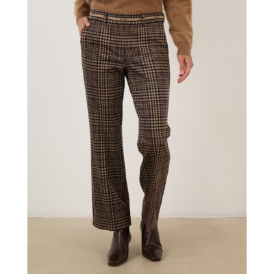 Cambio Francoi Trousers camel/dark navy