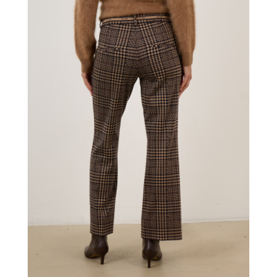 Cambio Francoi Trousers camel/dark navy