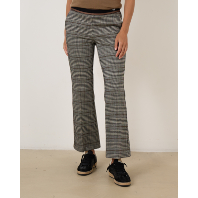 Cambio Francoise Cropped Pantalon Check