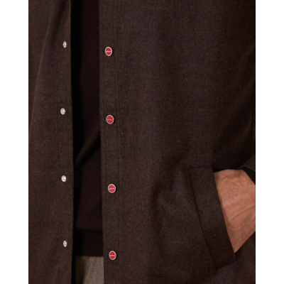 Kiton Umcmar Overshirt Brown