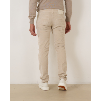 Jacob Cohën Nick Slim Rib Pantalon Beige