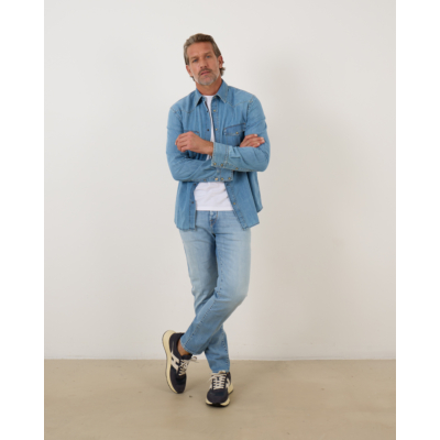 Jacob Cohën Casual Denim Shirt Blue