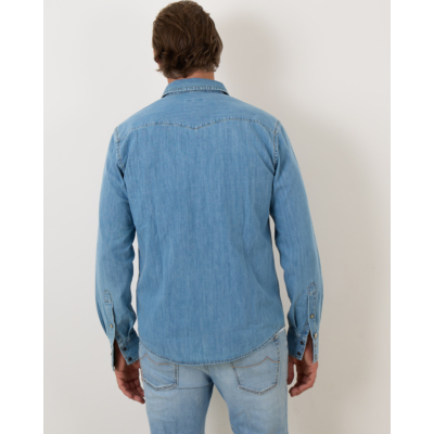 Jacob Cohën Casual Denim Shirt Blue
