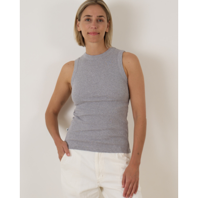 Rijp Khloe Ribbed Tanktop Grey