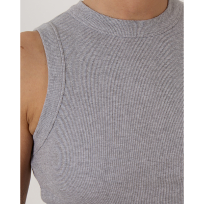 Rijp Khloe Ribbed Tanktop Grey