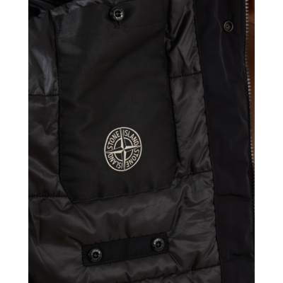 Stone Island Padded Jacket Black