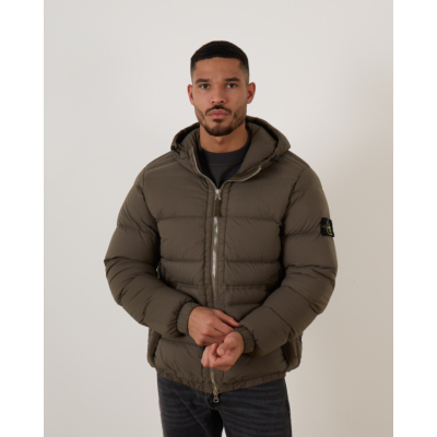 Stone Island Down Jacket Military Green
