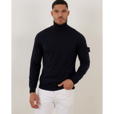 Stone Island Pullover V-neck V0020 NAVY BLUE