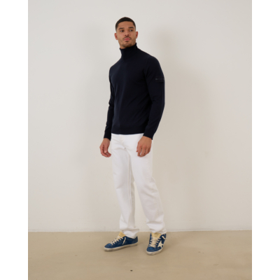 Stone Island Pullover V-neck V0020 NAVY BLUE