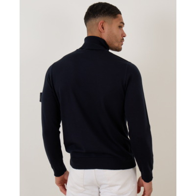 Stone Island Pullover V-neck V0020 NAVY BLUE