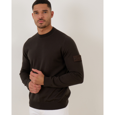 Stone Island Crewneck Sweater Dark Brown