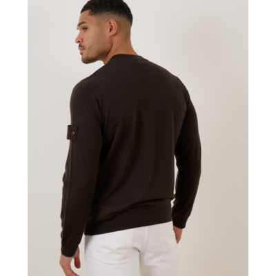 Stone Island Crewneck Sweater Dark Brown