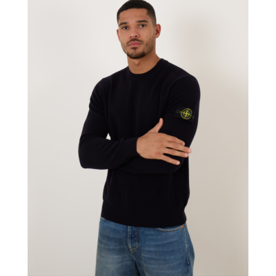 Stone Island Knit Pullover 5100001 Navy Blue