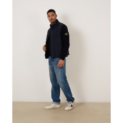 Stone Island Knit Pullover 5100001 Navy Blue