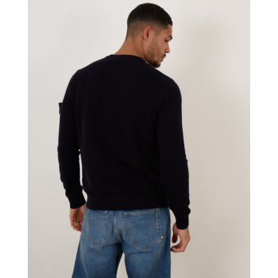 Stone Island Knit Pullover 5100001 Navy Blue