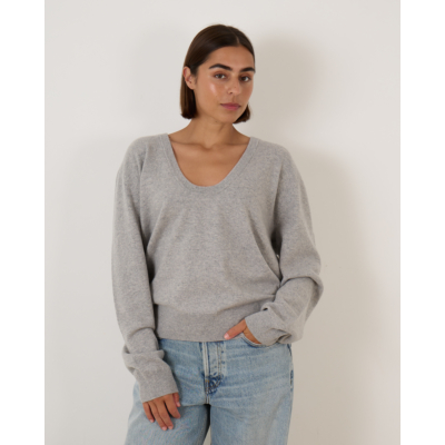 Extreme Cashmere N°424 Jacob Sweater Grey