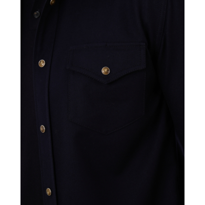 Marco Pescarolo Ribot Overshirt Navy