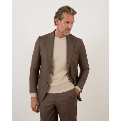 De Petrillo Single breasted Posillipo Suit Brown