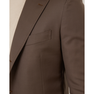 De Petrillo Single breasted Posillipo Suit Brown