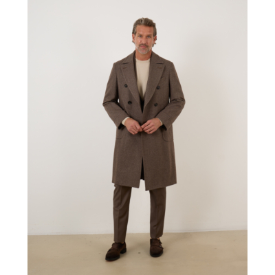 De Petrillo Zevallos Half Long Coat Brown