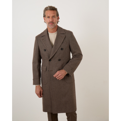 De Petrillo Zevallos Half Long Coat Brown