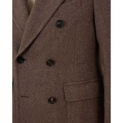 De Petrillo Zevallos Half Long Coat Brown