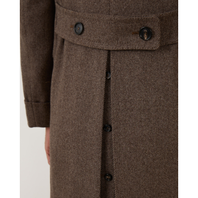 De Petrillo Zevallos Half Long Coat Brown