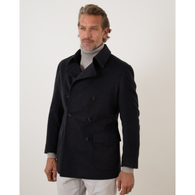 De Petrillo Peacoat Jacket Anthracite