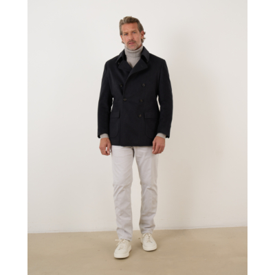 De Petrillo Peacoat Jacket Anthracite