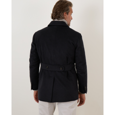 De Petrillo Peacoat Jacket Anthracite