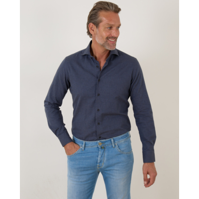 Xacus Tailor Fit Shirt Navy
