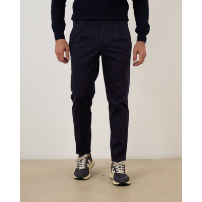 Incotex  Casual Navy Pants