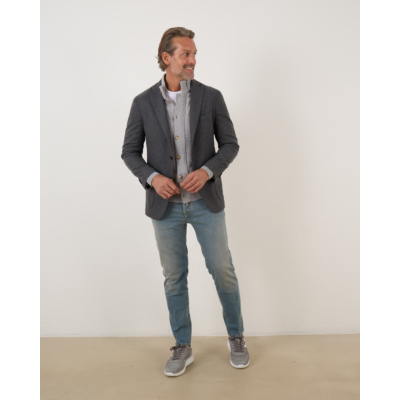 Gran Sasso Cardigan Wool Grey