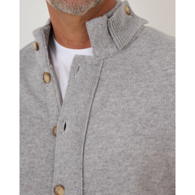 Gran Sasso Cardigan Wool Grey