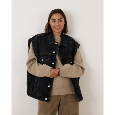 Tenue Hopper Sleeveless Jacket Black