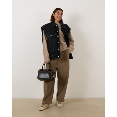 Tenue Hopper Sleeveless Jacket Black
