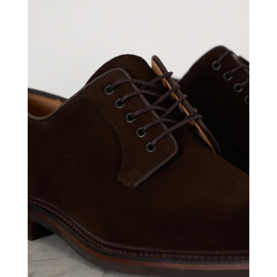 Crockett & Jones Lanrak 3 Schoen Dark Oak Suede
