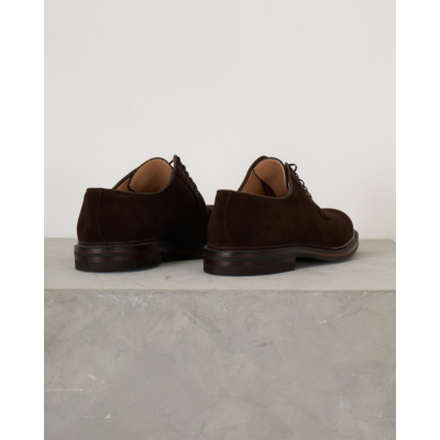 Crockett & Jones Lanrak 3 Schoen Dark Oak Suede