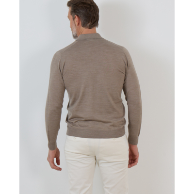 Fedeli Pullover polo 46 sand
