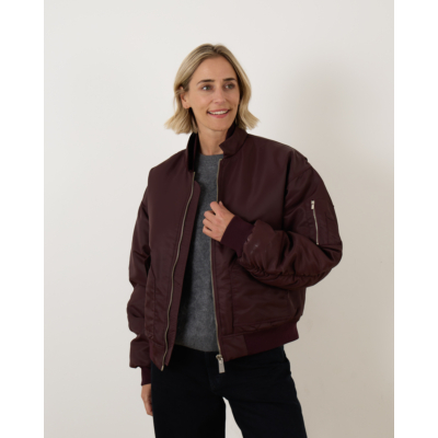 Sea Me Happy Jax Bomber Unisex Dark Brown