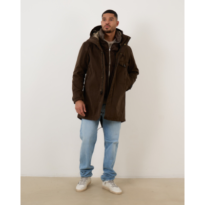 Ten-C Cyclone Parka Brown