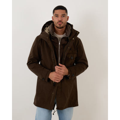 Ten-C Cyclone Parka Brown