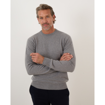 Doriani Cashmere Wool Cashmere Pullover Grey
