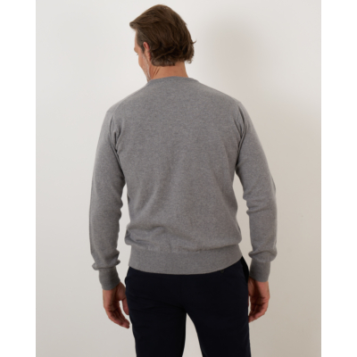 Doriani Cashmere Wool Cashmere Pullover Grey